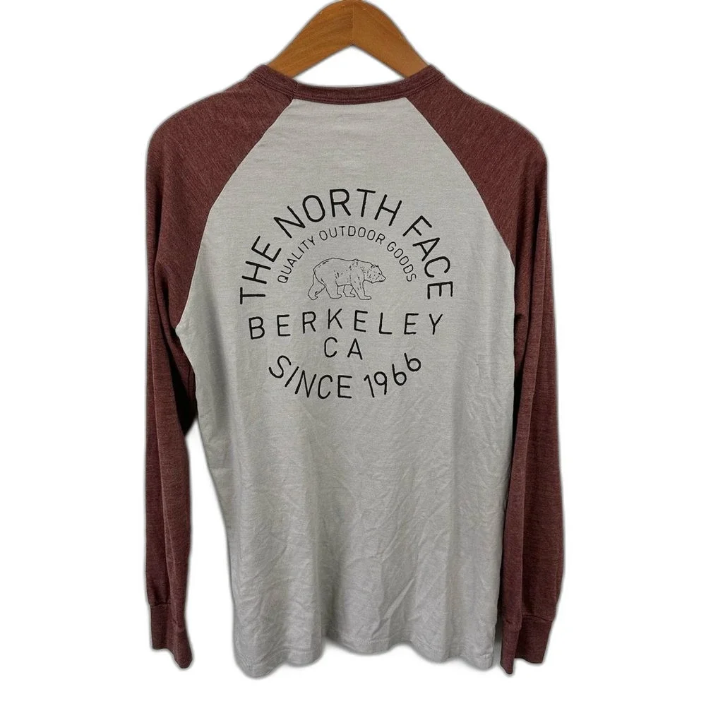 The North Face Men’s Berkeley California Raglan Long Sleeve Tee Size Small
